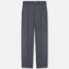 Micro-Checked Wool Jogger Pants
