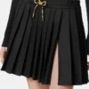 Pleated Mini Skirt