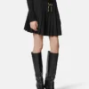 Pleated Mini Skirt