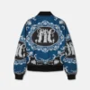 Printed Nylon Reversible Bomber