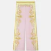 Printed Silk Twill Pants