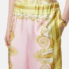 Printed Silk Twill Pants