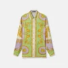 Printed Silk Twill Regular Shirt