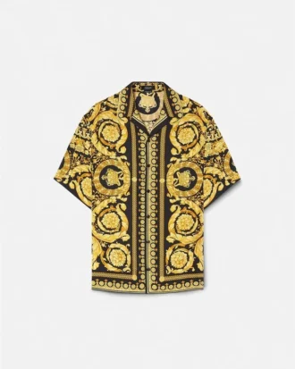 Printed Silk Twill Shirt Printed Silk Twill Shirt