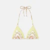 Printed Triangle Bikini Top
