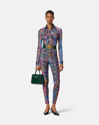 Printed Viscose-Jersey Shirt