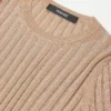 Ribbed Knit Fitted Top