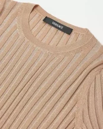 Ribbed Knit Fitted Top
