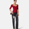 Safety Pin Knit Top