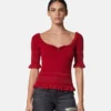 Safety Pin Knit Top
