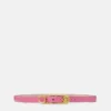 Safety Pin Leather Belt 2 cm