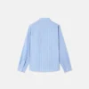 Safety Pin Logo Striped Kids Shirt