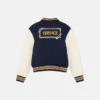 Safety Pin Logo Varsity Kids Blouson Jacket
