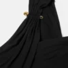 Safety Pin One-Shoulder Bustier