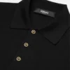 Silk-Cotton Knit Polo