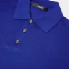 Silk-Cotton Knit Polo