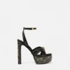 Studded Gianni Ribbon Sandals 140 mm