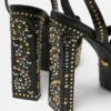 Studded Gianni Ribbon Sandals 140 mm