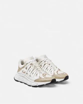 Trigreca Jacquard Leather Sneakers Trigreca Jacquard Leather Sneakers