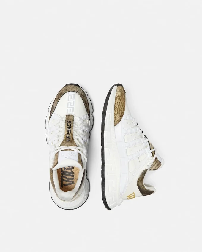 Trigreca Lizard-Effect Sneakers Trigreca Lizard-Effect Sneakers