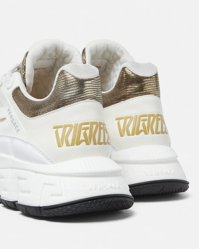 Trigreca Lizard-Effect Sneakers Trigreca Lizard-Effect Sneakers