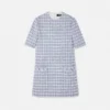 Tweed A-line Mini Dress