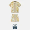 Underwater Barocco Silk Kids Shorts