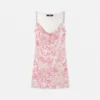 Underwater Barocco Slip Mini Dress