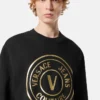 V-Emblem Relaxed-Fit Sweatshirt