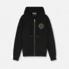 V-Emblem Zip Hoodie