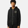 V-Emblem Zip Hoodie