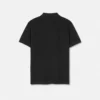 V-Emblem Zip Polo Shirt