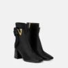 V Leather Boots 70 mm