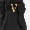 V Leather Boots 70 mm