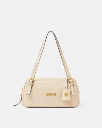 Versace Tag Large Nappa Bowling Bag