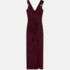 Viscose-Jersey Draped Gown