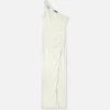 Viscose-Jersey Draped Gown