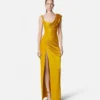 Viscose-Jersey Draped Gown