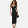 Viscose Knit Midi Dress