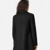 Wool-Blend A-Line Coat