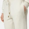 Wool-Blend Flared Towel Pants