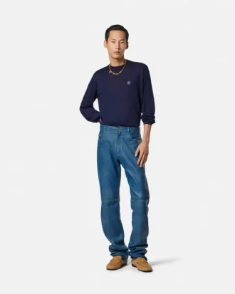 Wool-Blend Knit Sweater