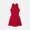 Wool-Blend Sculptural Mini Dress
