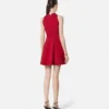Wool-Blend Sculptural Mini Dress