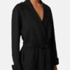 Wool-Cashmere Belted Coat