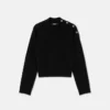 Wool-Cashmere Knit Boxy Sweater