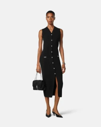 Wool-Cashmere Knit Maxi Dress