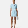 Wool-Cashmere Knit Shirt Dress