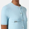 Wool-Cashmere Knit Shirt Dress