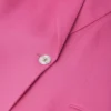 Wool Single-Breasted DV Blazer